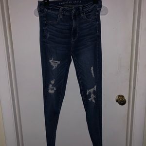 American eagle super skinny high waist jeggings
